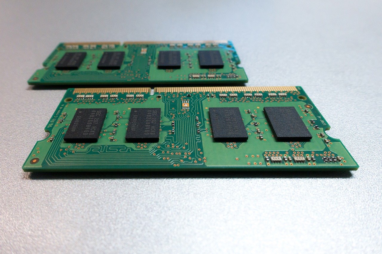 printed circuit board, memory, green